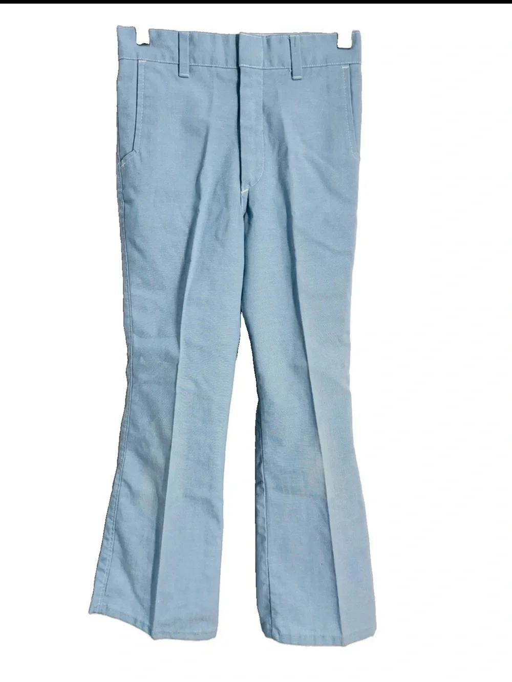 Vintage Billy The Kid Flaired Bell Bottom Baby Blue Pants Youth Size 12 Reg